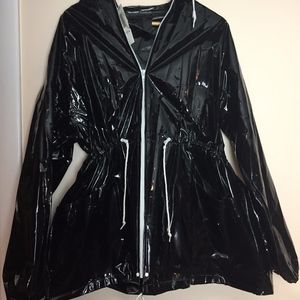 Retro 90's PVC Rain Coat